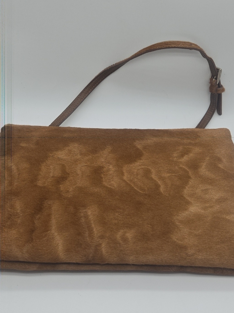 Prada Brown Pony Hair Shoulder Bag - Picture 3 of 16
